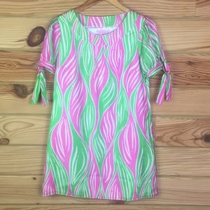 Lilly Pulitzer Size 2 Dasha dress silk Pink Green